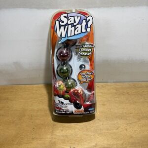 Say What? Famous Unscramble Phrase Mattel Electronic Game by Radica 2007 NEW